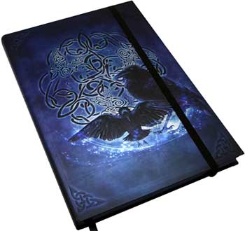 Celtic Raven Hardback Journal