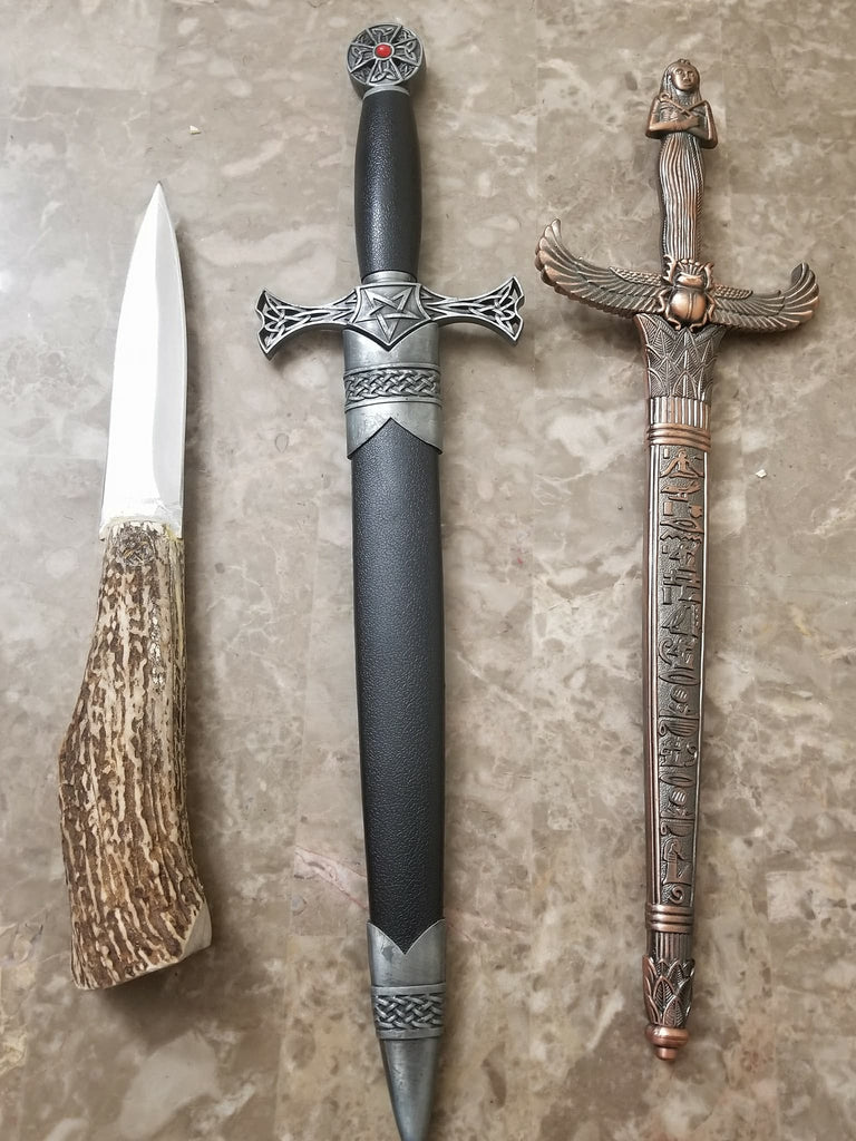 Knives, Athame's, Swords, Boline's, & Other