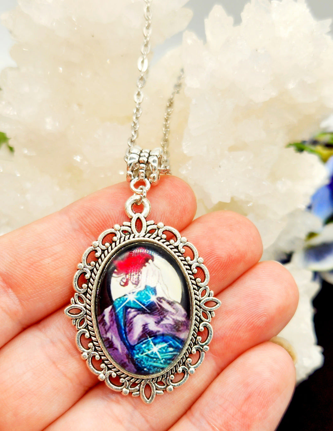 Full Moon Mermaid Necklace
