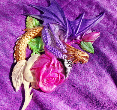 Majestic Rose of a Dragon (Resin)