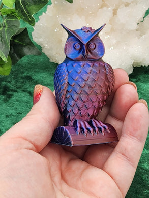 Owl on Branch 3D Print