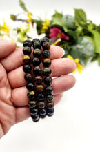 Pietersite/Tri-Color Tiger's Eye 8mm Round Bracelet