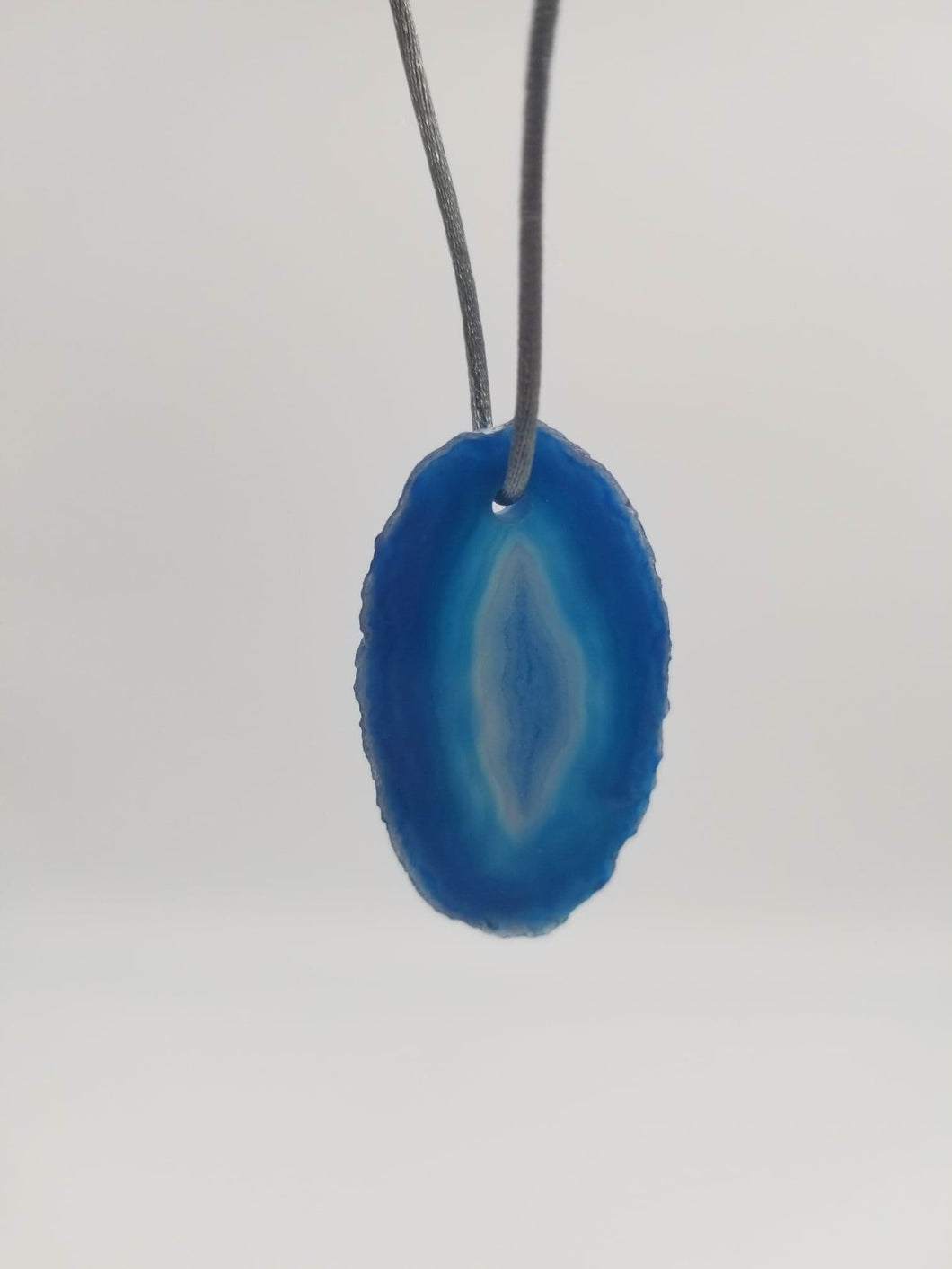 Mini Dyed Agate Slate Necklaces