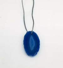 Mini Dyed Agate Slate Necklaces