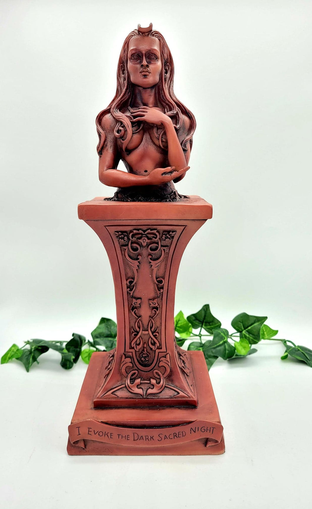 Crescent Crowned Moon Goddess (Wood Finish)