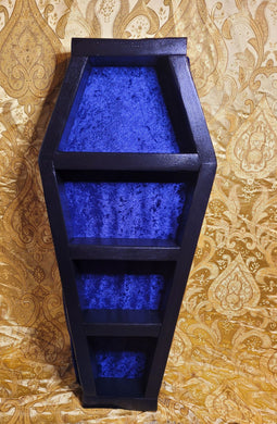 Wooden Coffin Shelf