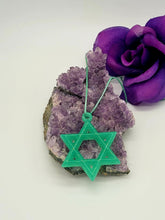 Star of David Resin Necklace