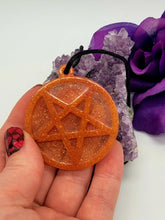 Inverted Pentacle Resin Necklace