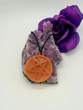 Inverted Pentacle Resin Necklace