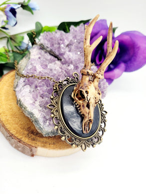 Stag Head Necklace