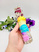 7" White Sage 7 Chakra Smudge Stick