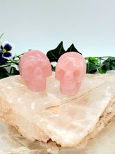 2" Rose Quartz Crystal Skull