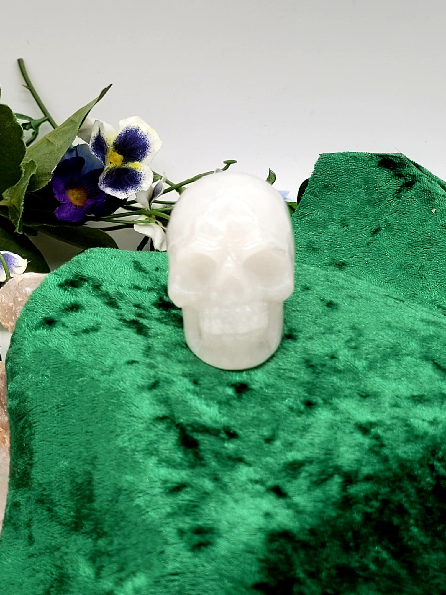 2" Clear Quartz Skull