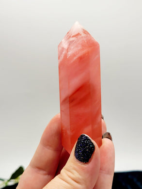 Strawberry Quartz Towers (Manmade)