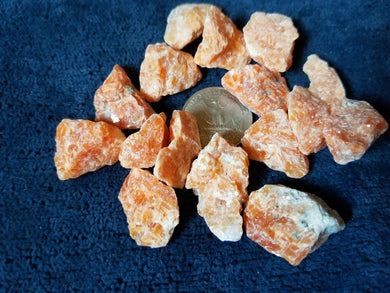 Brazilian Orange Calcite Raw