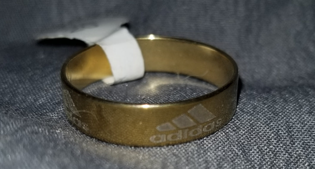 Gold Addidas Ring Size 8/9