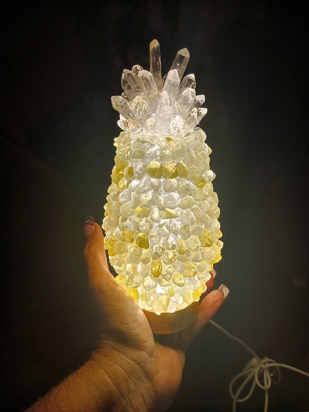 Citrine Pineapple Light