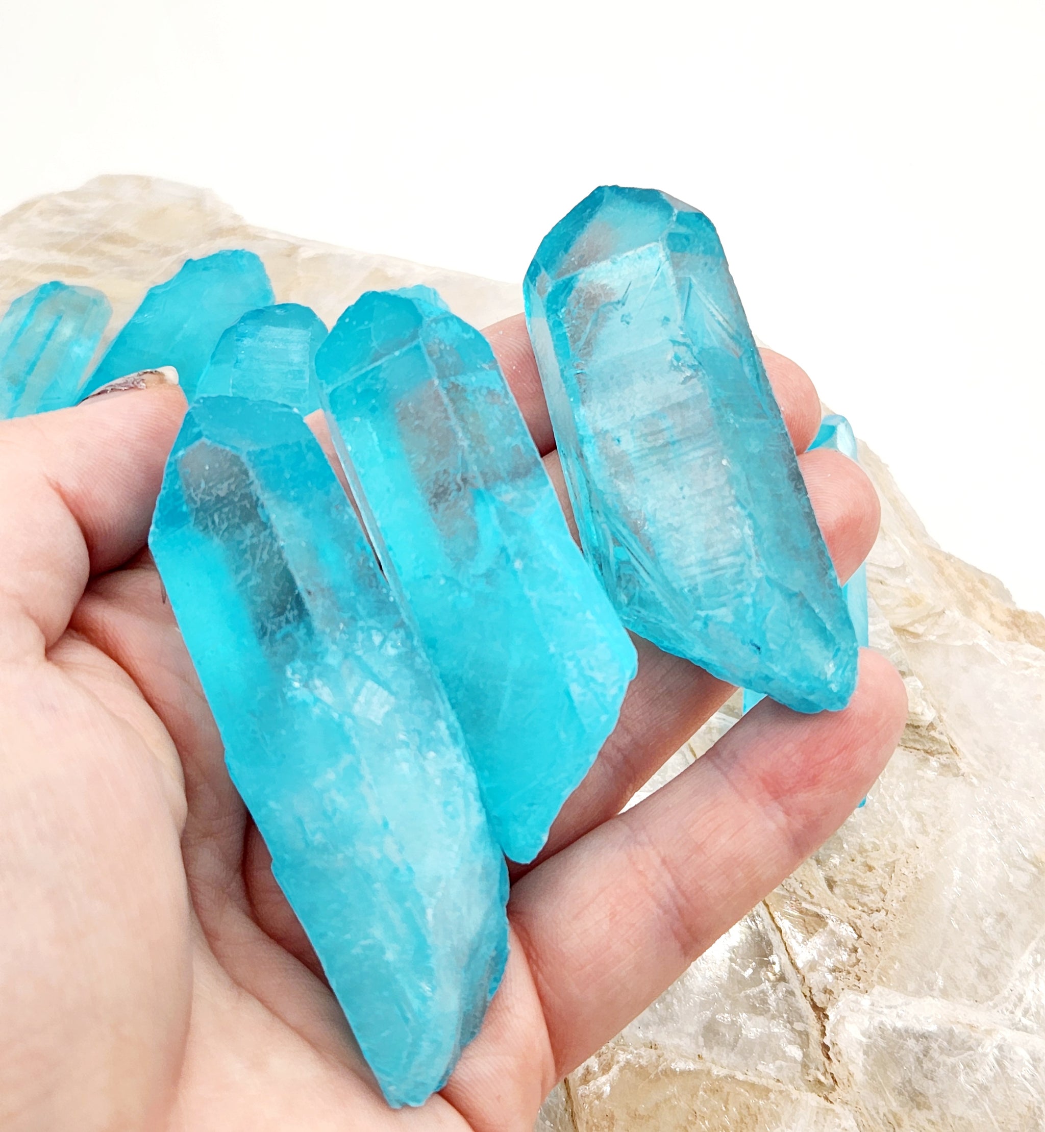 Crystal Tones 10インチ G-25 Aqua Aura Gold Crystal Tones 10インチ G-25 Aqua Aura Gold Crystal Tones 10インチ