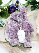 Mini Crystal Coffin Necklace's