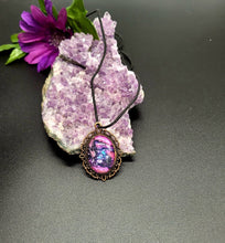 Abstract Art Cabochon Necklace's