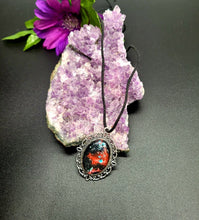 Abstract Art Cabochon Necklace's