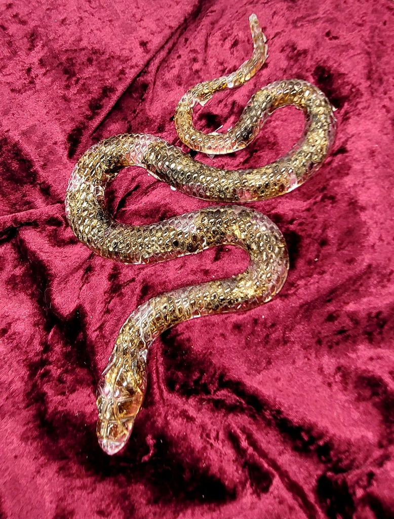 Crystal Rasnake Crystal Resin Snake – Enchanted Genie LLC