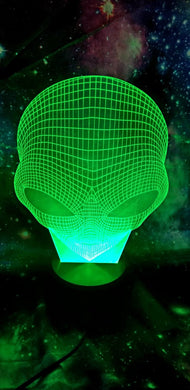 Alien Head Color Changing Lamp