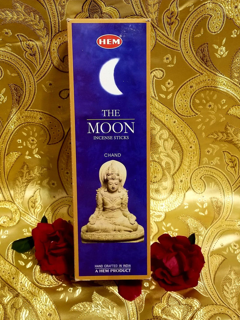 Hem The Moon Incense Sticks 8 gram (8 Pack) Enchanted Genie LLC