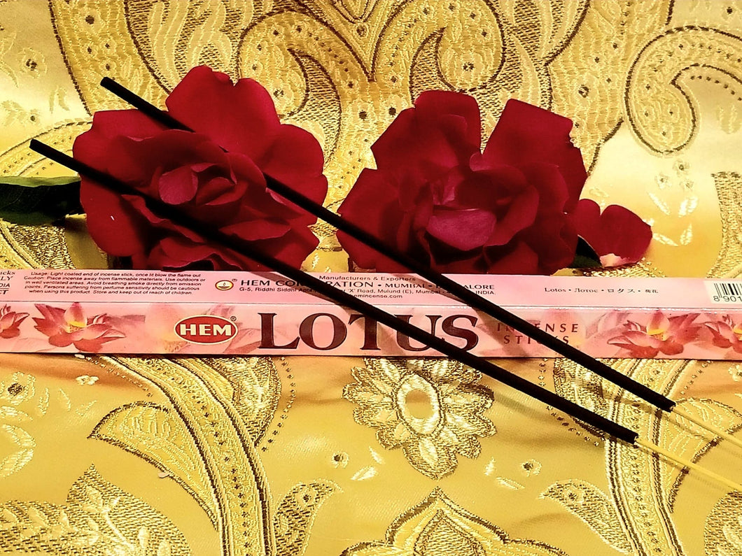 Hem Lotus Incense Sticks 8 gram (8 Pack)