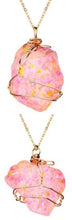 Pink Speckled Infusion Necklace