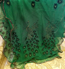 Peacock Flower Lace Scarf