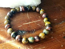 Pietersite/Tri-Color Tiger's Eye 8mm Round Bracelet