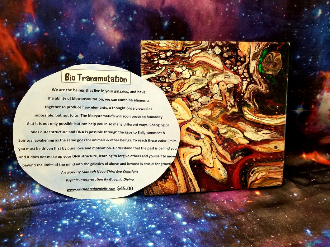 Bio Transmutation Tile Painting By Manoah