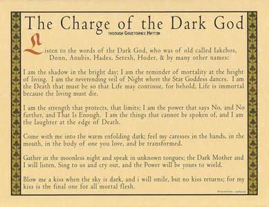 Charge of the Dark God Poster