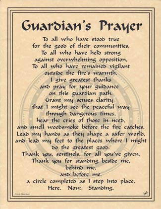 Guardians Prayer Poster