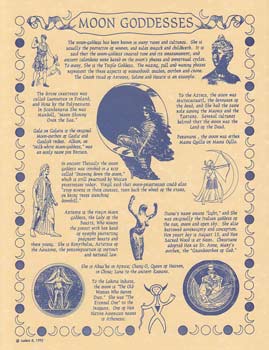Moon Goddess Poster