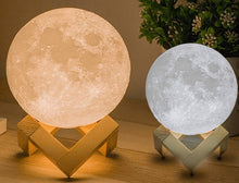 3D Printed Moon Lamps