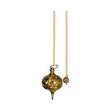 Jali Gold Globe Metal Pendulum