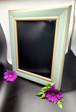 7 1/2" X 9 1/2" Teal Gray Scrying Mirror