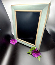 7 1/2" X 9 1/2" Teal Gray Scrying Mirror